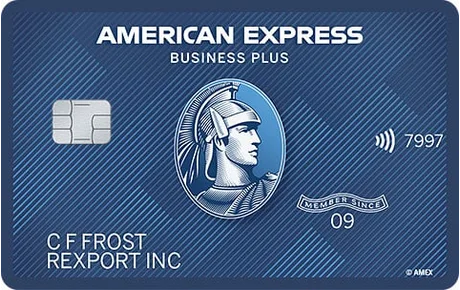 Blue Business Plus card art