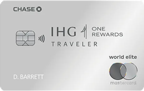 IHG One Rewards Traveler card art
