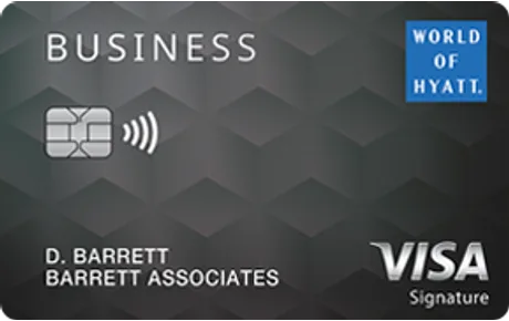 World of Hyatt Business card art